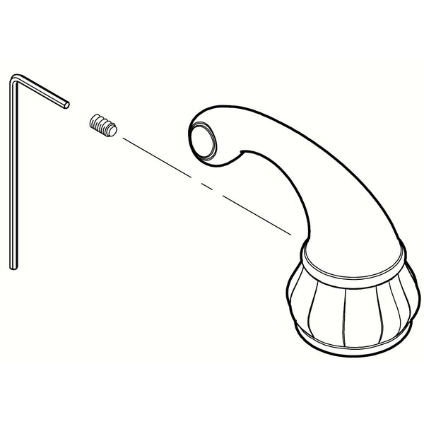 Pfister Pfister Handle W/Screw Set Cr 940027A Zoro